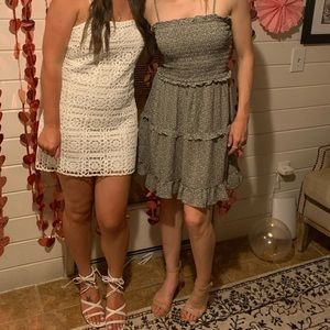 Sienna Sky Smocked Mini Dress